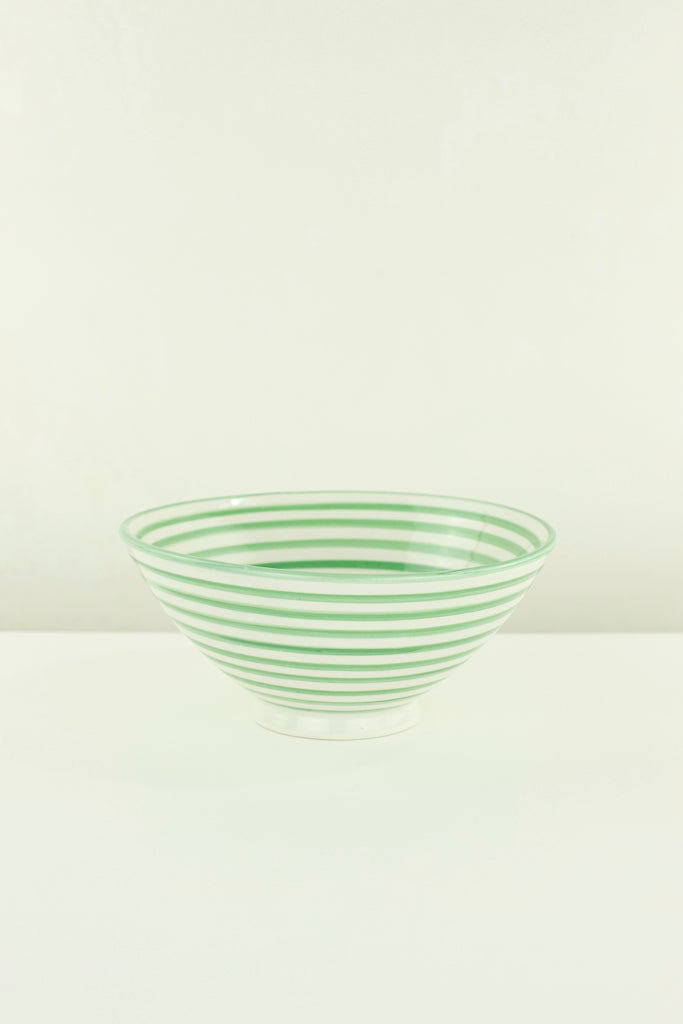 Keramik Salatschüssel – Casa Eurabia, grün, Marokko, handgemachte, marokkanische Keramik, Geschirrspüler, Durchmesser: 25 cm