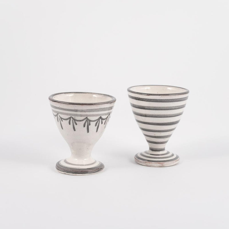 Eierbecher – Marin – Ø 5 cm, H 7 cm - casa eurabia, marokkanische Keramik, Marokko, Boho Stil, handgearbeitete, bio