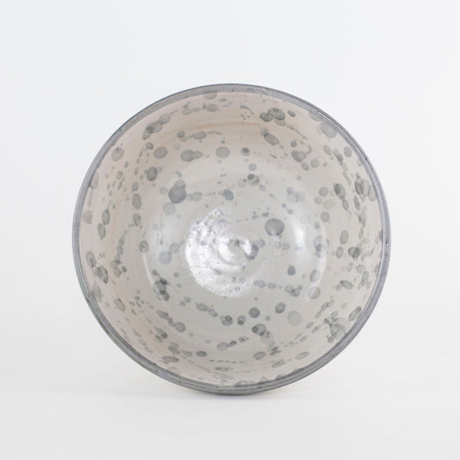 Keramik Müslischale – Casa Eurabia, grau-weiß, Durchmesser: 13 cm
