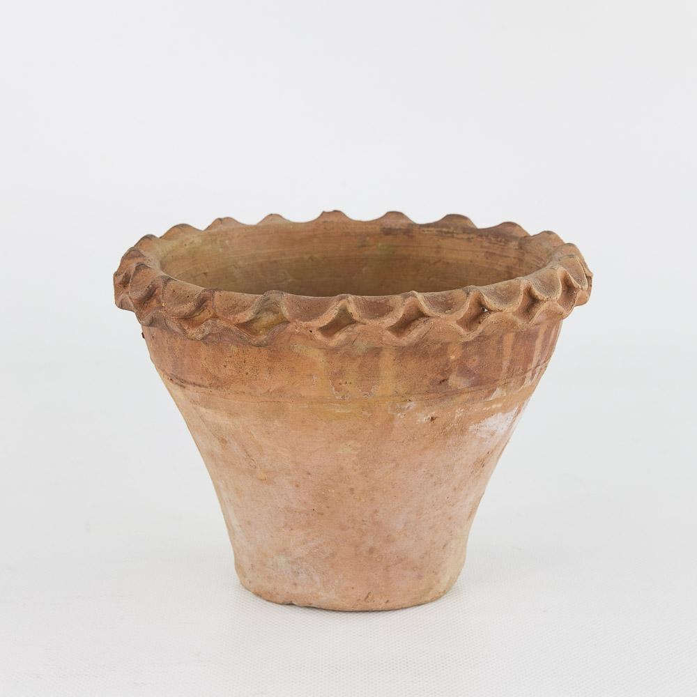 Blumentopf – Casa Eurabia, braun, Ø 15 cm, H 13 cm, Terrakotta, Marokko, Design