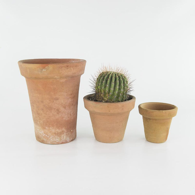 Blumentopf – Casa Eurabia, braun, Ø 18 cm, H 25 cm, Terrakotta, Marokko, Design