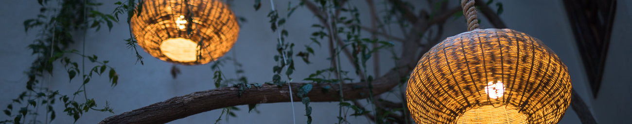 Rattan Lampen