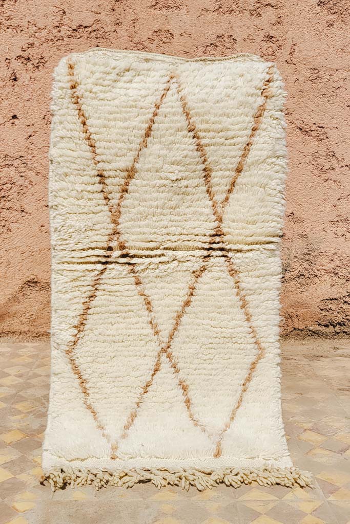 Wolle Teppich – Casa Eurabia, , Marokko, Beni ourain, marokkanischer, raute, berber, kelim