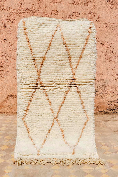 Wolle Teppich – Casa Eurabia, , Marokko, Beni ourain, marokkanischer, raute, berber, kelim