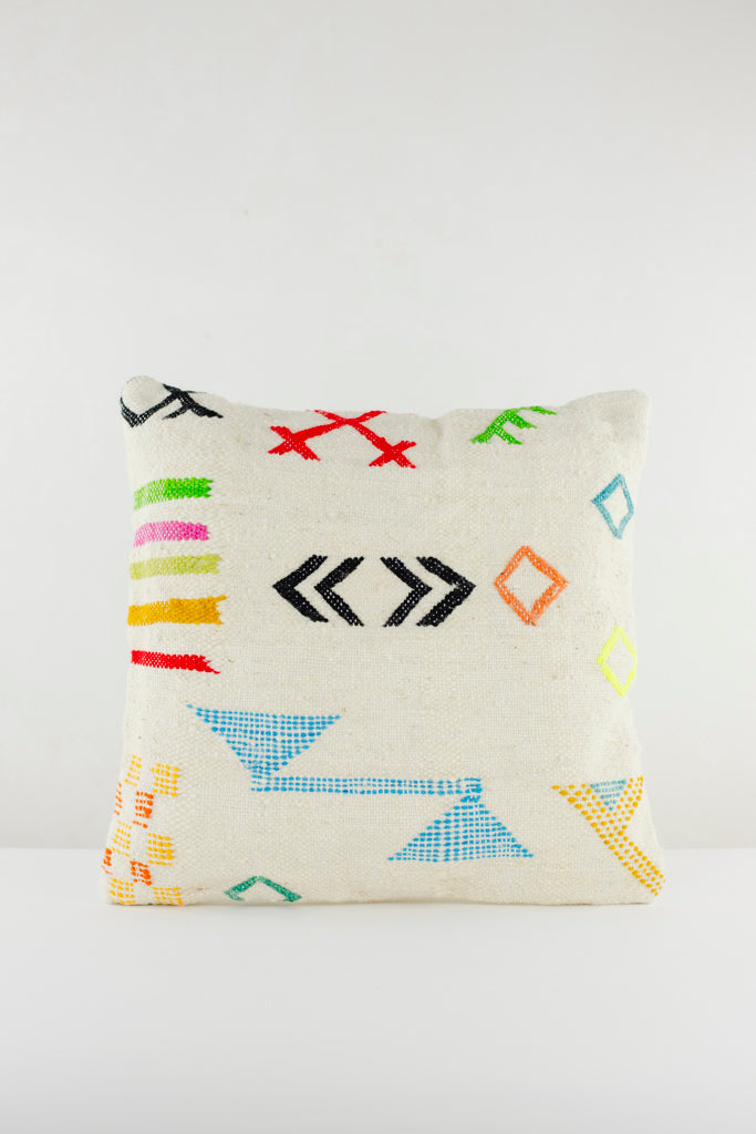 Boho Kissen, Kelimkissen, marokkansiches Kissen, casa eurabia, rot , grün, pink, orange, blau, schwarz, Marokko, ethno, boho, tribal, pattern