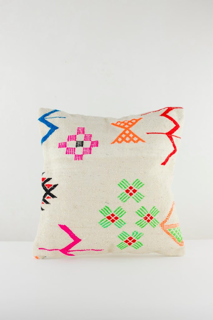 Boho Kissen, Kelimkissen, marokkansiches Kissen, casa eurabia, orange, pink, blau, grün, rot, Marokko, ethno, boho, tribal, pattern