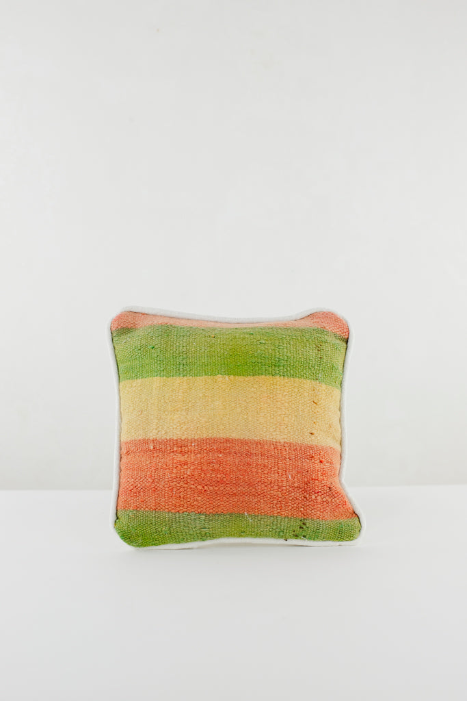 Boho Kissen, Kelimkissen, marokkansiches Kissen, casa eurabia, braun, grün, beige, Marokko, ethno, boho, tribal, pattern