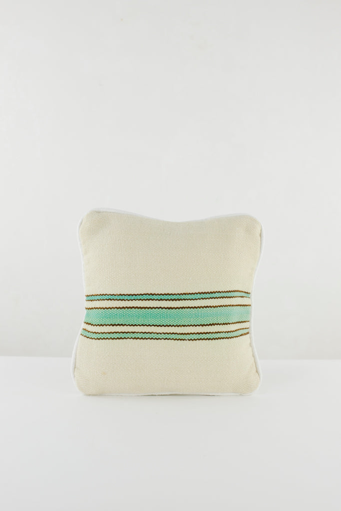 Boho Kissen, Kelimkissen, marokkansiches Kissen, casa eurabia, beige, türkis, Marokko, ethno, boho, tribal, pattern