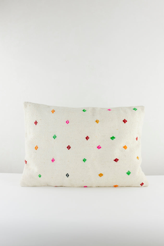 Boho Kissen, Kelimkissen, marokkansiches Kissen, casa eurabia, grün, pink, orange, schwarz, Marokko, ethno, boho, tribal, pattern