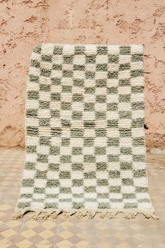 Wolle Teppich – Casa Eurabia, , Marokko, Beni ourain, marokkanischer, raute, berber, kelim