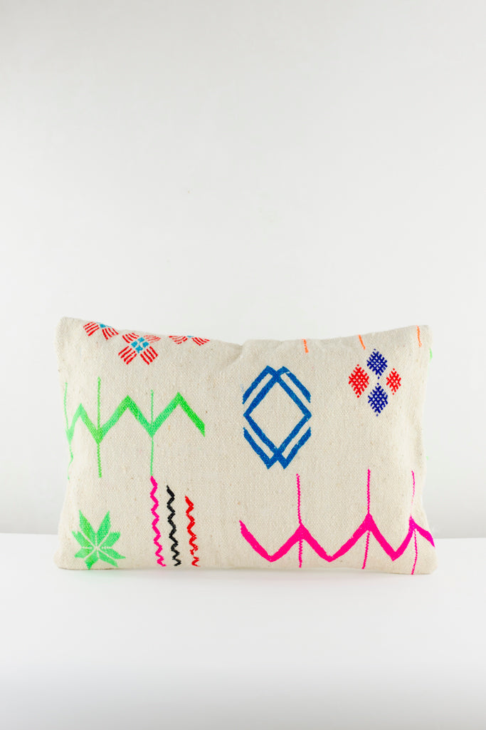 Boho Kissen, Kelimkissen, marokkansiches Kissen, casa eurabia, pink, grün, blau, , Marokko, ethno, boho, tribal, pattern