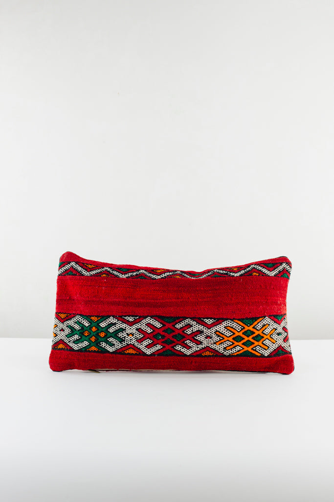 Kelim Kissen, Kelimkissen, marokkansiches Kissen, casa eurabia, rot, pink grün, gelb, weiß, orange , Marokko, ethno, boho, tribal, pattern