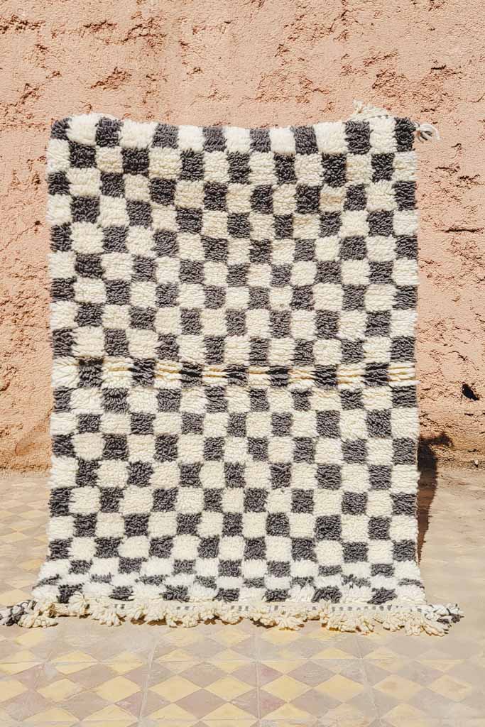 Wolle Teppich – Casa Eurabia, , Marokko, Beni ourain, marokkanischer, raute, berber, kelim