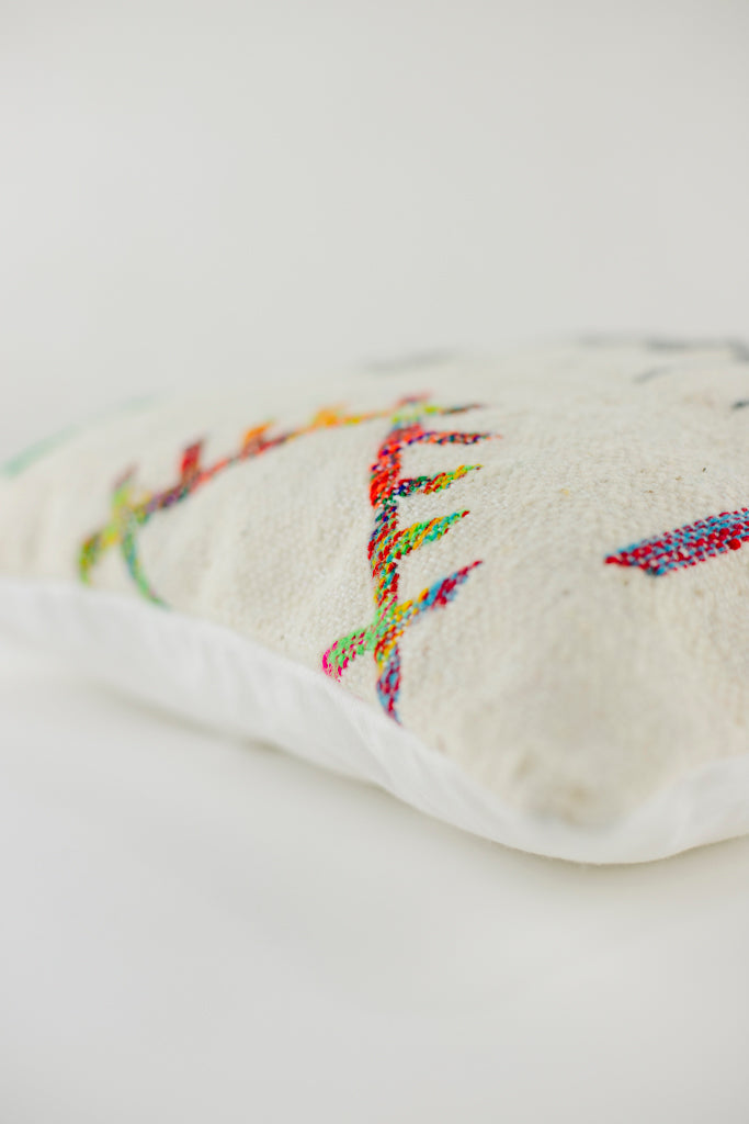 Boho Kissen, Kelimkissen, marokkansiches Kissen, casa eurabia, grau, gelb, grün, rot, , Marokko, ethno, boho, tribal, pattern