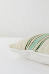 Boho Kissen, Kelimkissen, marokkansiches Kissen, casa eurabia, beige, türkis, Marokko, ethno, boho, tribal, pattern