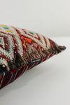 Kelim Kissen, Kelimkissen, marokkansiches Kissen, casa eurabia, bordeaux, grün, gelb, orange, Marokko, ethno, boho, tribal, pattern