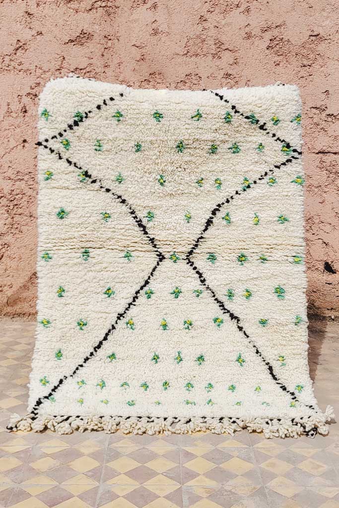 Wolle Teppich – Casa Eurabia, , Marokko, Beni ourain, marokkanischer, raute, berber, kelim