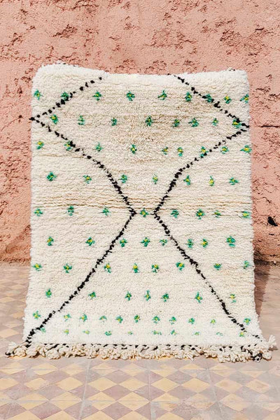 Wolle Teppich – Casa Eurabia, , Marokko, Beni ourain, marokkanischer, raute, berber, kelim
