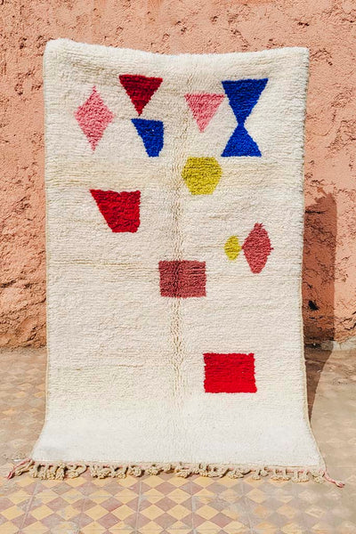 Wolle Teppich – Casa Eurabia, , Marokko, Beni ourain, marokkanischer, raute, berber, kelim