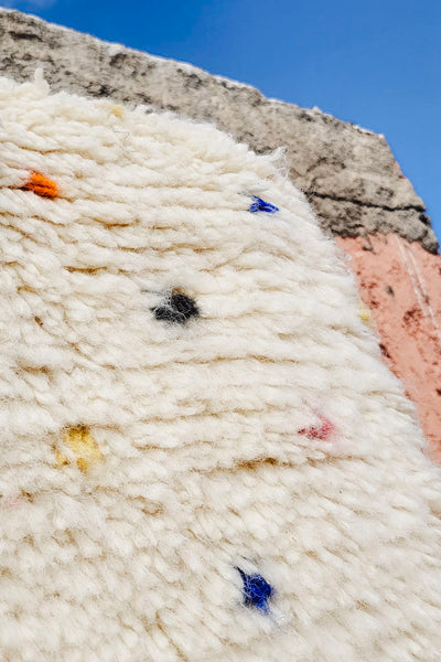 Teppich, Beni Ourain – Confetti Läufer – L 300 cm, B 70 cm