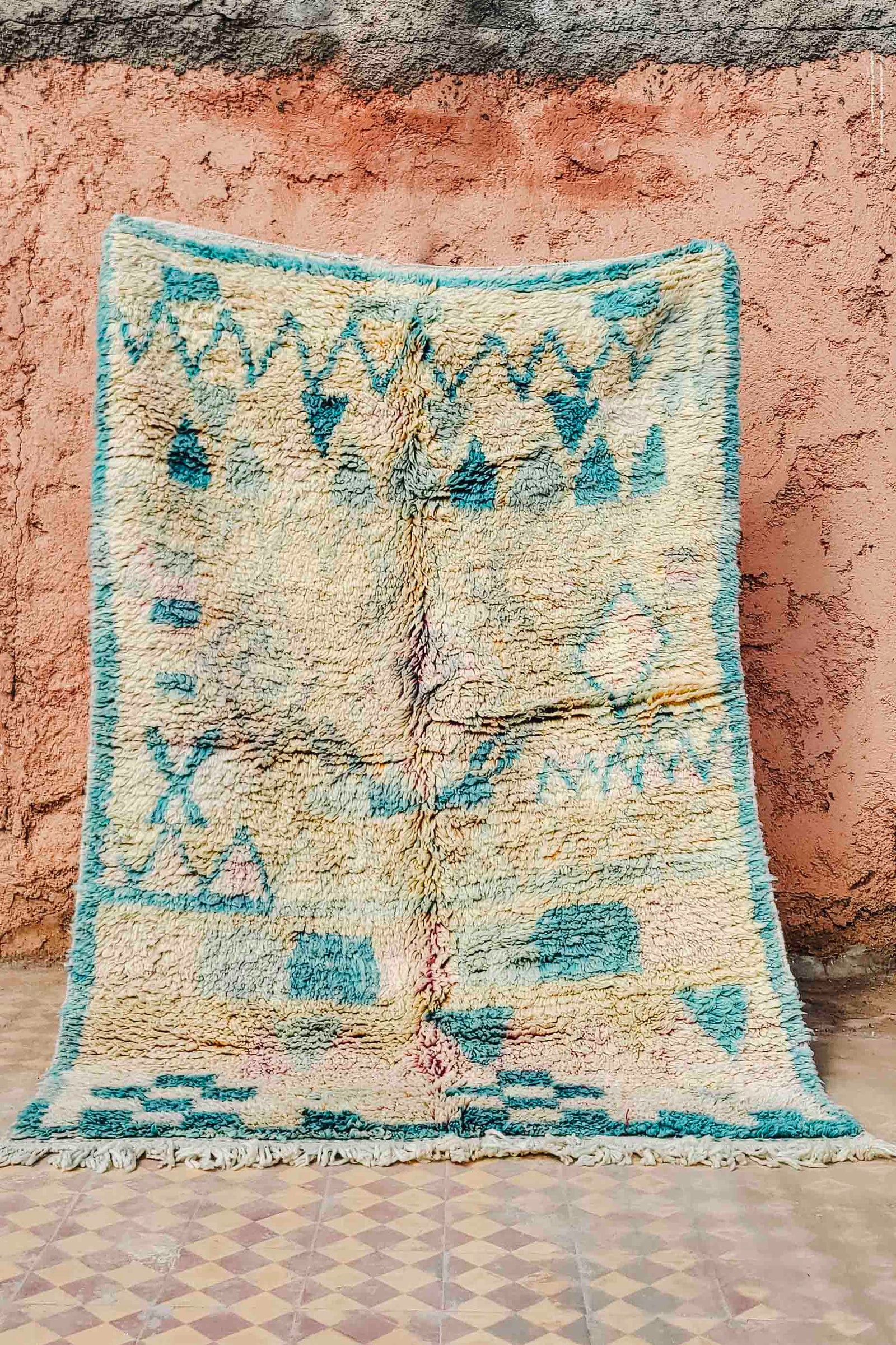 Teppich, Beni Ourain – Vintage – L 230 cm, B 157 cm