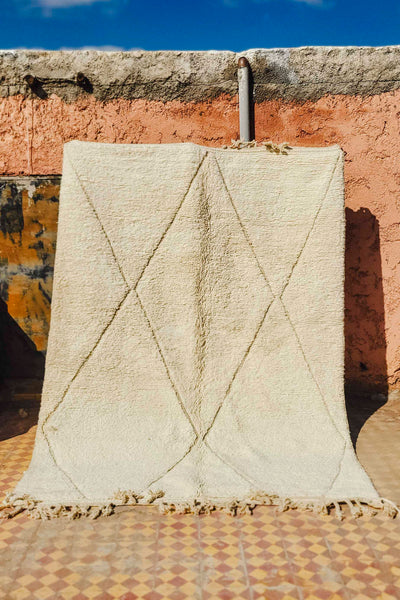 Wolle Teppich – Casa Eurabia, , Marokko, Beni ourain, marokkanischer, raute, berber, kelim