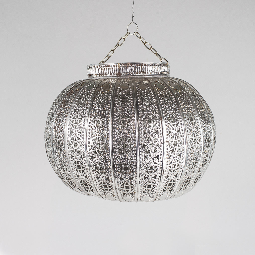 marokkanische lampe, kugellampe metall