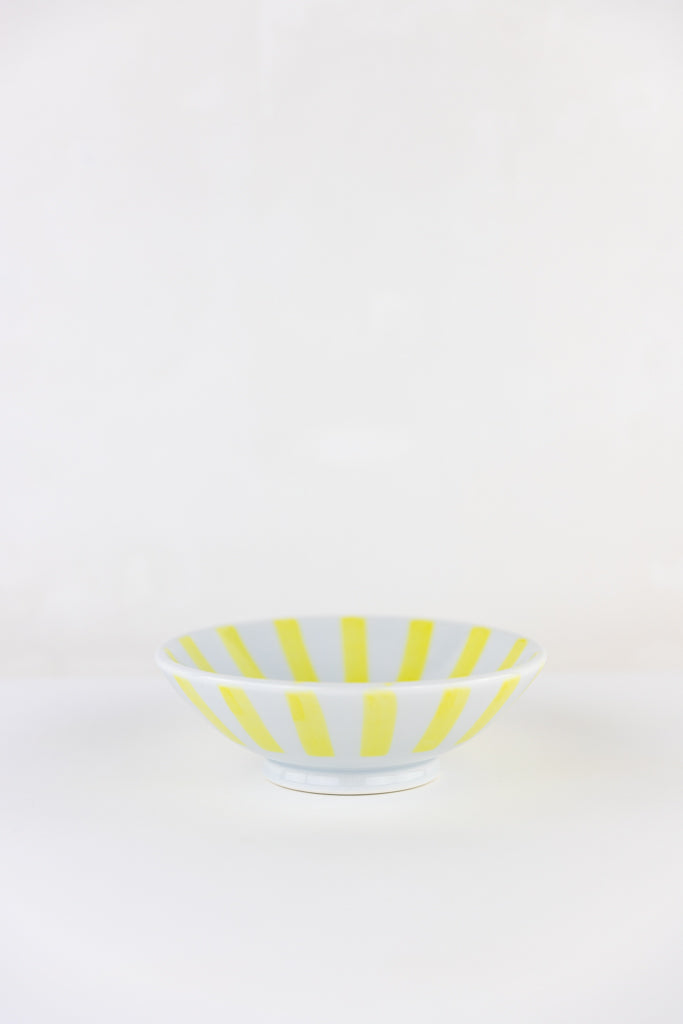 Keramik Bowl Schale – Casa Eurabia, gelb, Marokko, handgemachte, marokkanische Keramik, Geschirrspüler, Durchmesser: 16 cm