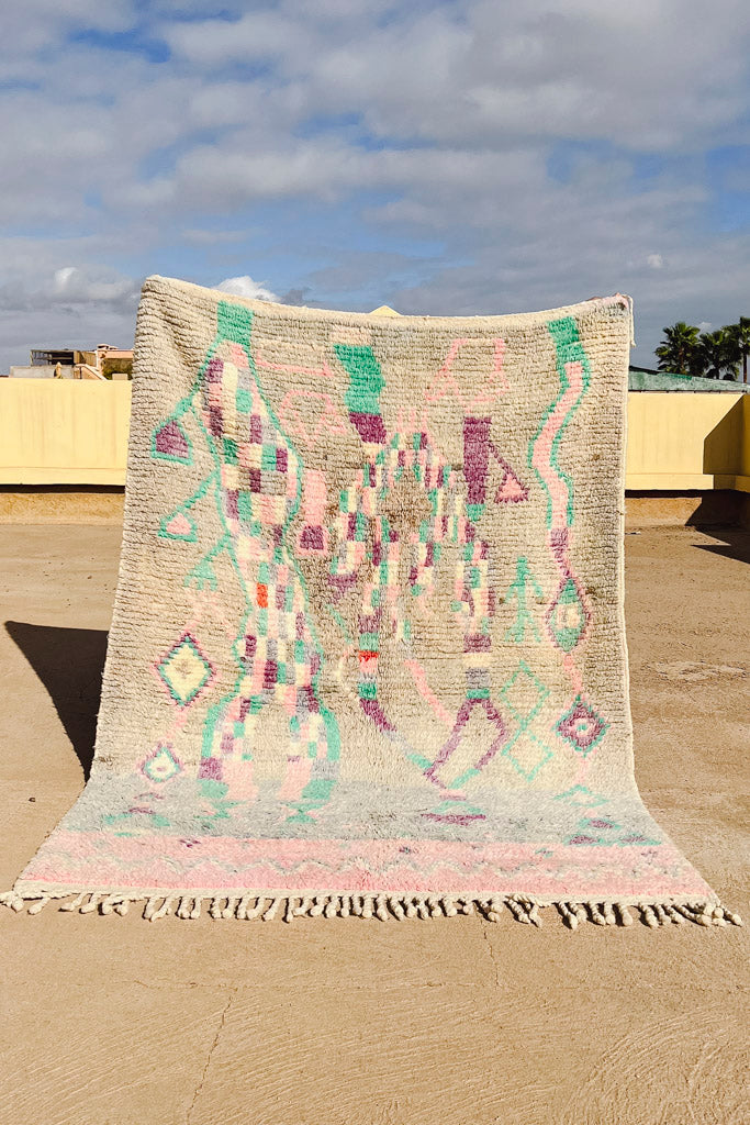 Teppich Boho – Boujaad – L 200 cm, B 131 cm - casa eurabia, marokko interior