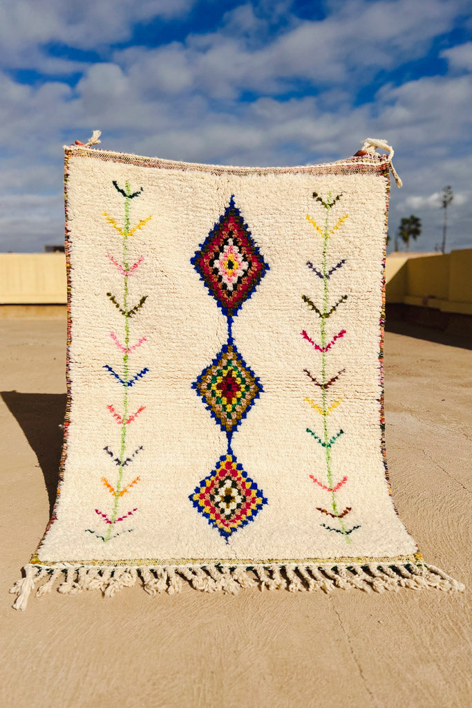 Teppich Boho – Azilal – L 154 cm, B 107 cm - casa eurabia, marokko interior