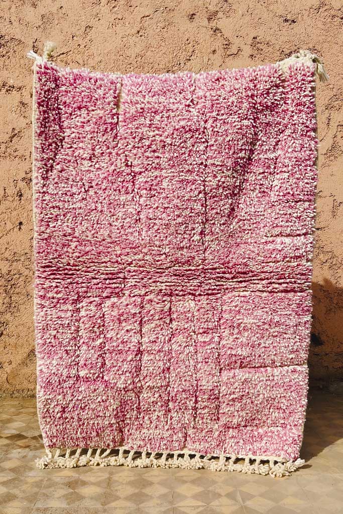 Beni Ourain Teppich – Bauhaus – L 125 cm, B 95 cm - casa eurabia, marokko interior