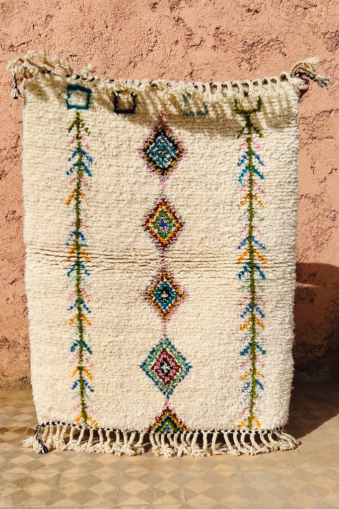 Teppich Boho – Azilal – L 120 cm, B 95 cm - casa eurabia, marokko interior