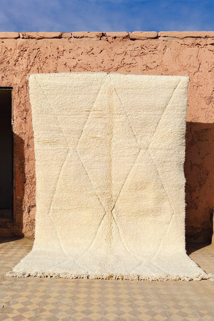 Beni Ourain Teppich – Diamond – L 270 cm, B 170 cm - casa eurabia, marokko interior