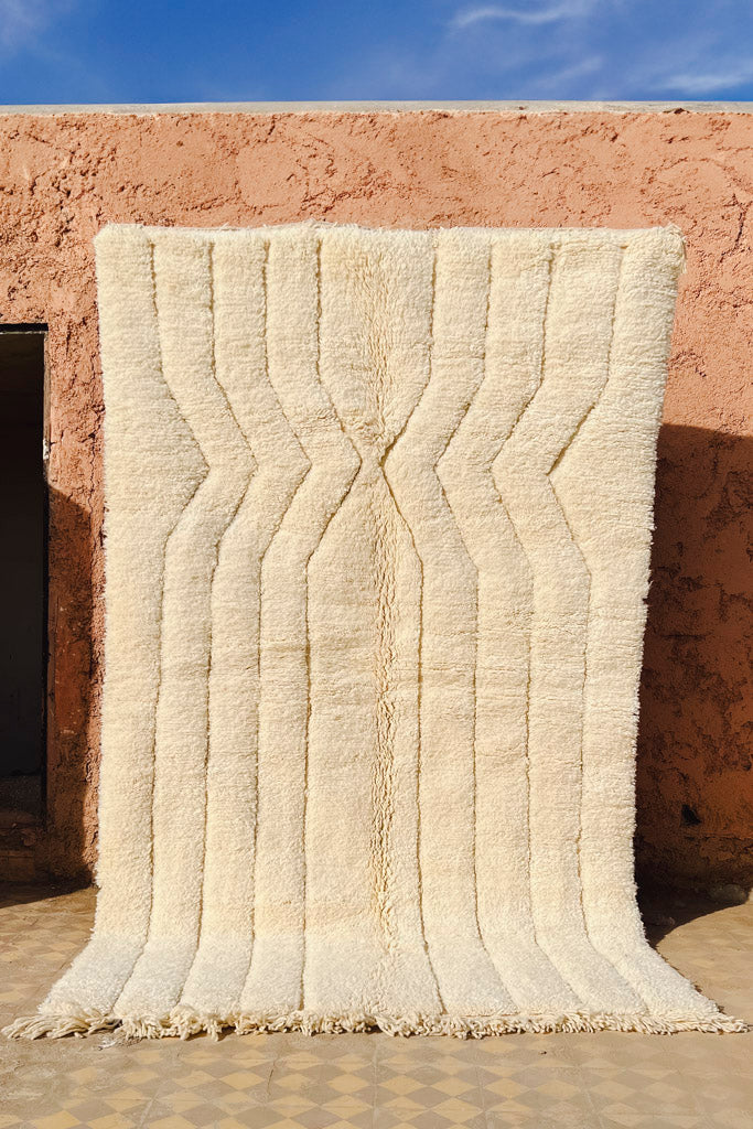 Beni Ourain Teppich – Modern – L 255 cm, B 153 cm - casa eurabia, marokko interior