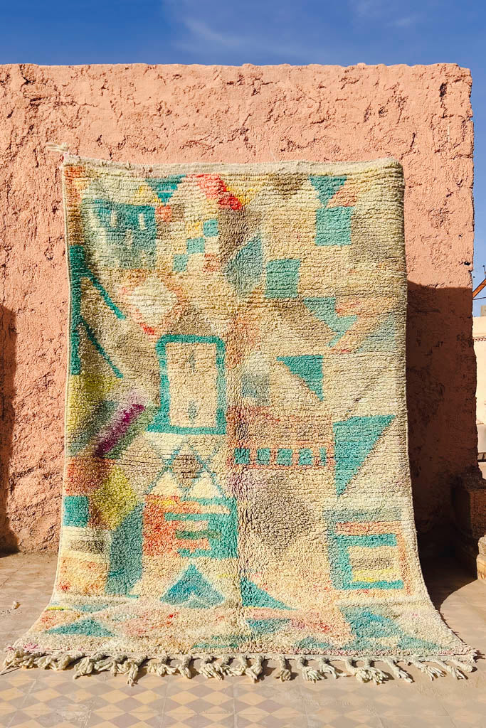 Teppich Boho – Boujaad – L 250 cm, B 155 cm - casa eurabia, marokko interior