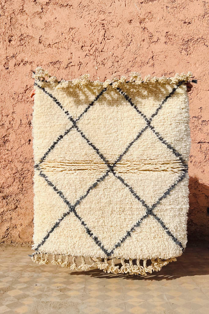 Beni Ourain Teppich – Diamond –L100cm, B85cm