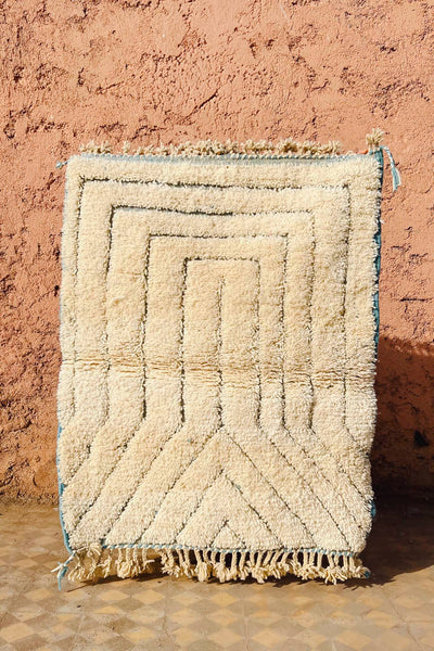 Beni Ourain Teppich – Modern – L 120 cm, B 90 cm - casa eurabia, marokko interior