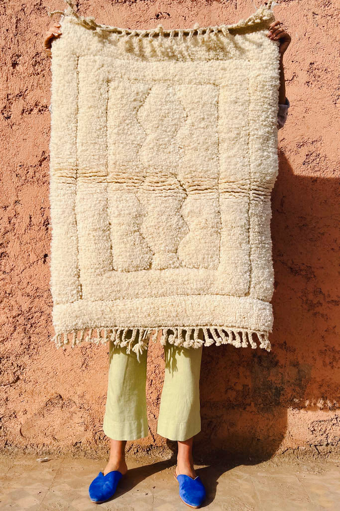 Beni Ourain Teppich – Modern – L 110 cm, B 80 cm