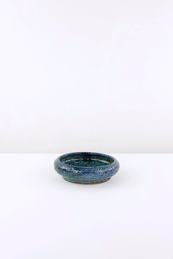 Keramik Bowl Schale – Casa Eurabia, grün, Marokko, handgemachte, marokkanische Keramik, Geschirrspüler, Durchmesser: 15 cm