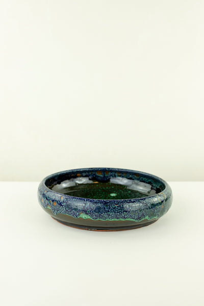 Keramik Bowl Schale – Casa Eurabia, grün, Marokko, handgemachte, marokkanische Keramik, Geschirrspüler, Durchmesser: 26 cm