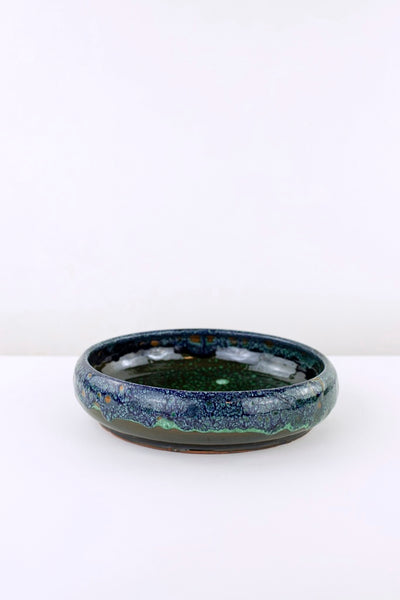 Keramik Bowl Schale – Casa Eurabia, grün, Marokko, handgemachte, marokkanische Keramik, Geschirrspüler, Durchmesser: 26 cm