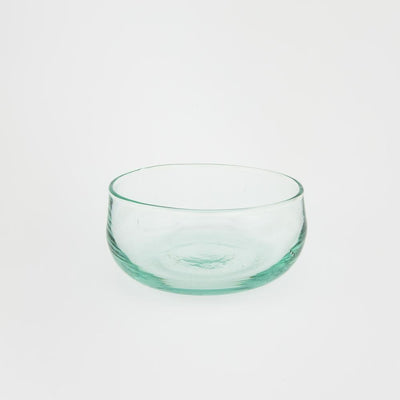 100% recyceltes Glas Glasschälchen – Casa Eurabia, Türkis, Marokko, mundgeblasenes Glas, recyceltes Glas, Durchmesser: 11 cm