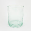 100% recyceltes Glas Vase  – Casa Eurabia, Türkis, Marokko, mundgeblasenes Glas, recyceltes Glas, Durchmesser: 12 cm