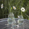 100% recyceltes Glas Vase – Casa Eurabia, Türkis, Marokko, mundgeblasenes Glas, recyceltes Glas, Höhe: 8 cm
