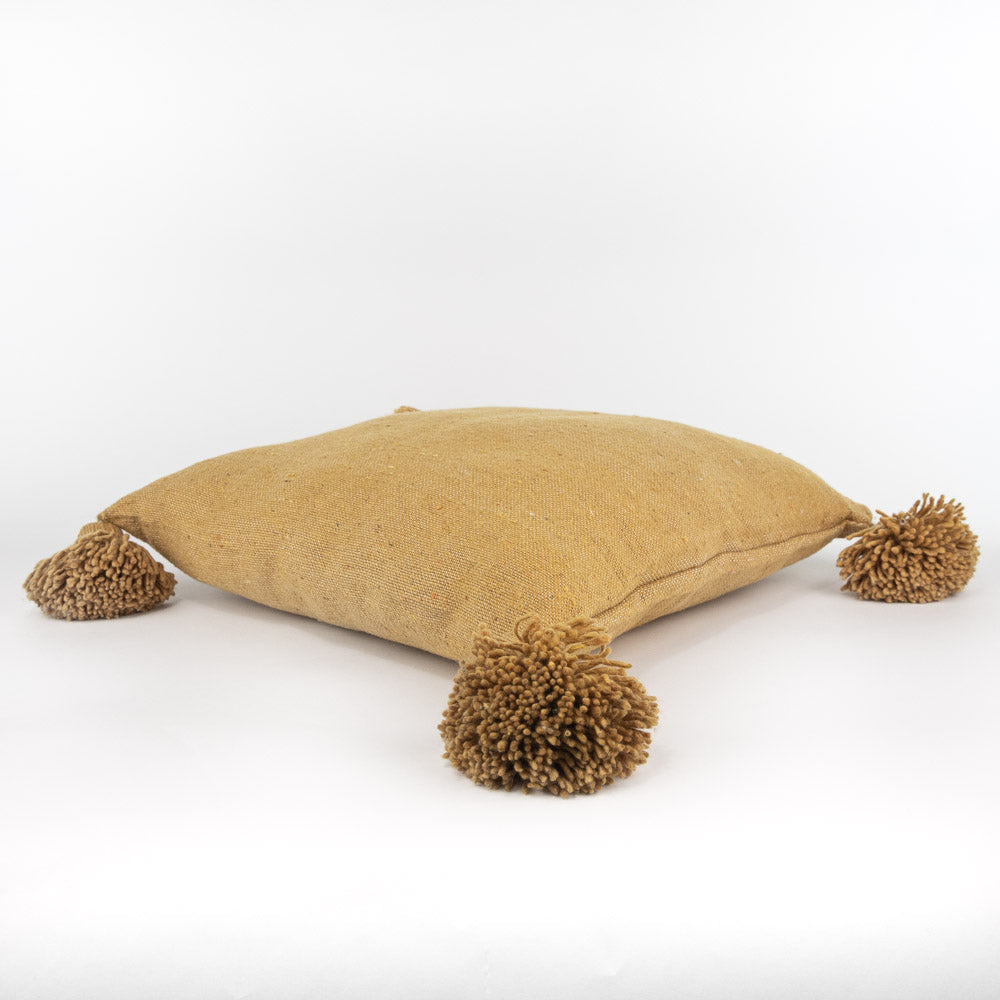 Boho Kissen – Bollullo - Wolle, Baumwolle, Rohbaumwolle, casa eurabia, Marokko, marokkanisches kelimkissen, bohemian design