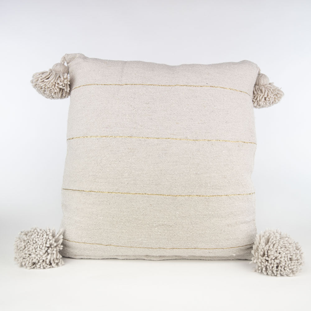 Boho Kissen – Aguas - Wolle, Baumwolle, Rohbaumwolle, casa eurabia, Marokko, marokkanisches kelimkissen, bohemian design