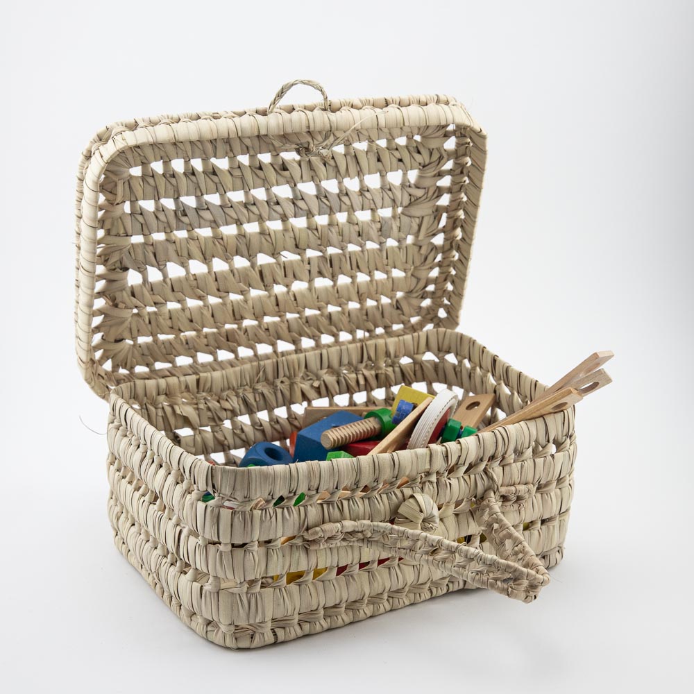 Korb Koffer – L 29 cm, B 22 cm, H 12 cm