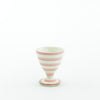 Keramik Eierbecher – Casa Eurabia, rosa-weiß, Marokko, marokkanisch,  nachhaltig, ethno, boho, Ø 5 cm, H 7 cm