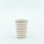 Keramik Becher  – Casa Eurabia, rosa-weiß, Marokko, marokkanisch,  nachhaltig, ethno, boho, Ø 7 cm, H 10 cm