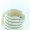 Keramik Milchkanne  – Casa Eurabia, grau-weiß, Marokko, marokkanisch,  nachhaltig, ethno, boho, Ø 8 cm, H 10 cm